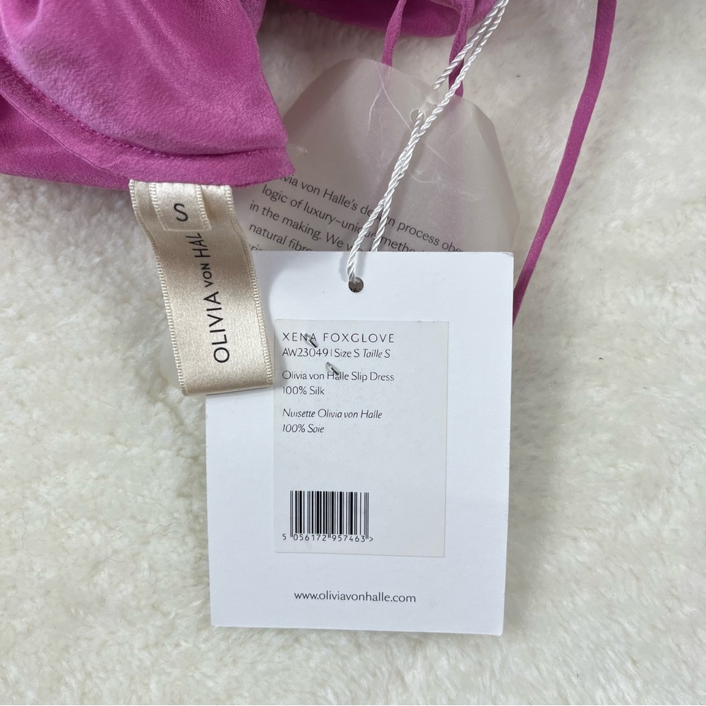 Olivia Von Halle Xena silk slip dress chemise - Picture 6 of 6